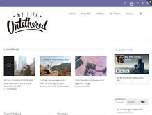 Tablet Screenshot of mylifeuntethered.com